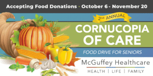 2025 Cornucopia of Care at McGuffey Healthcare graphic